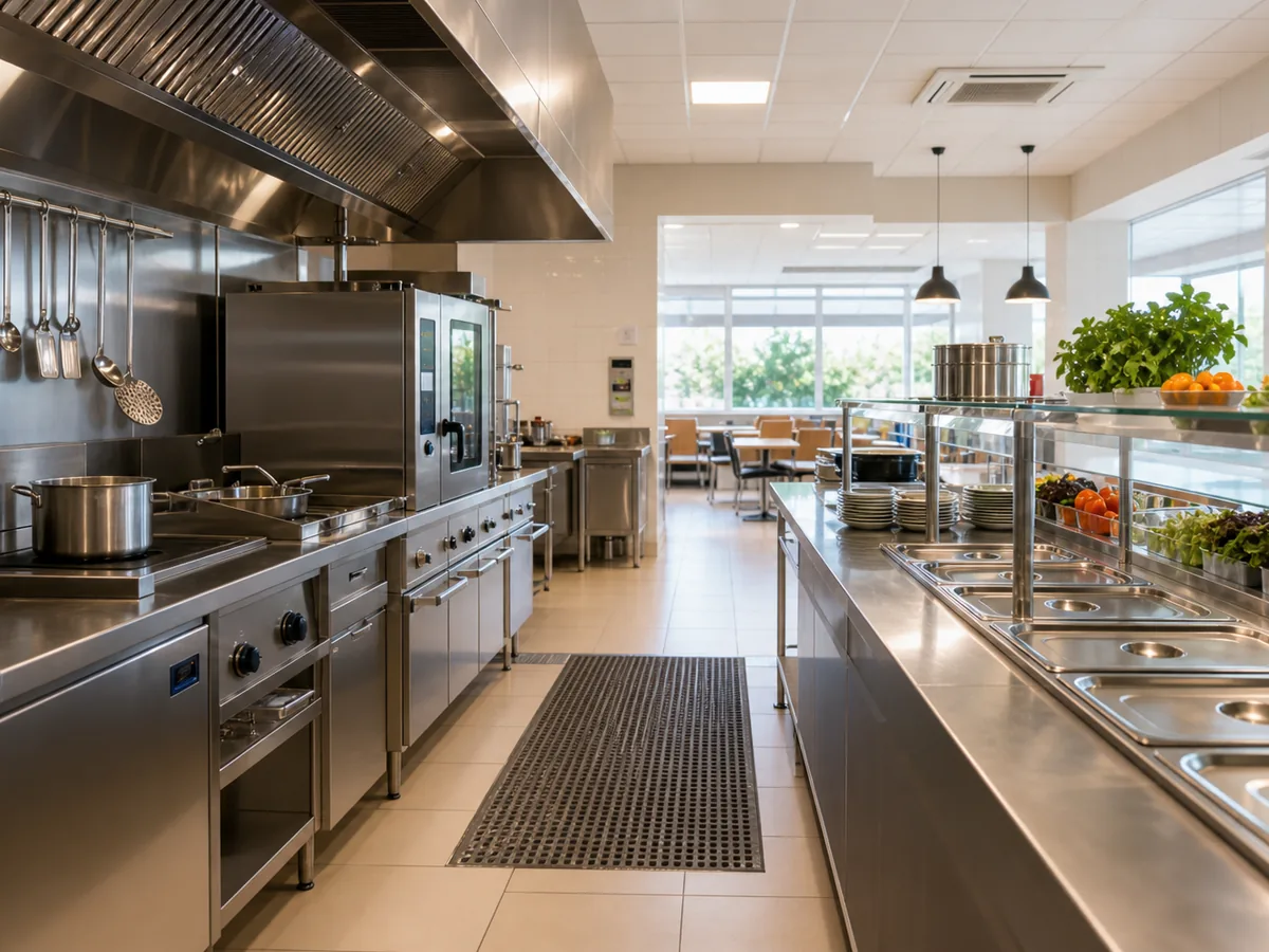 Cozinha industrial e restaurante
